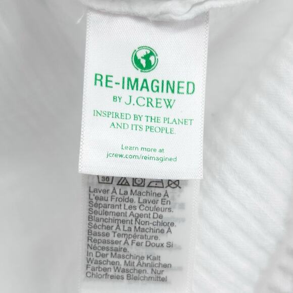 J Crew Cap-Sleeve Tunic Cover-Up Dress Soft Gauze White V-Neck Womens Sz XXS - Picture 7 of 12